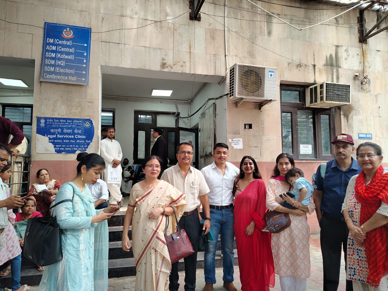 Delhi district court building where marriage registration takes place